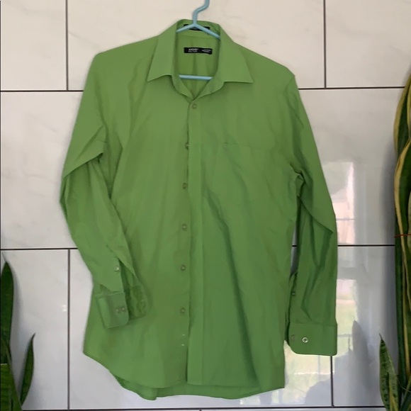 Green Xios button down - Picture 1 of 3
